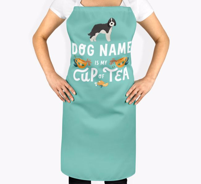 My Cup Of Tea: Personalized {breedFullName} Apron